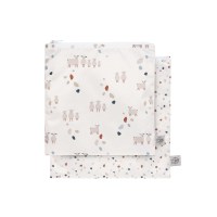 Little Pea_ LΑSSIG Snack Bag (2 pcs), Tiny Farmer Dots Sheep